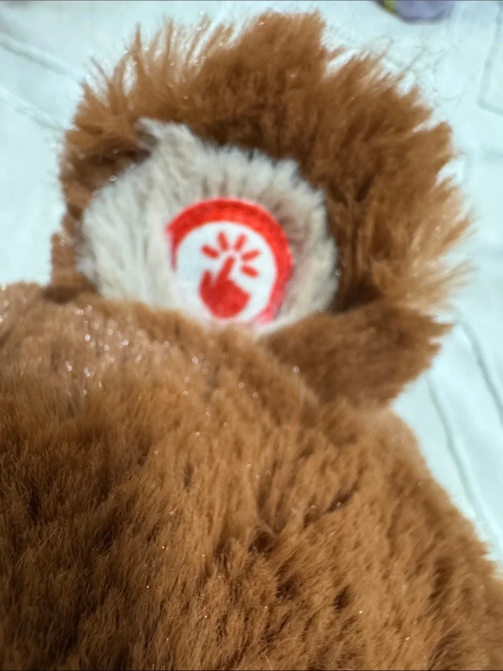 Hallmark Brown and Tan Mama Bear with Small Tan Cub Plush